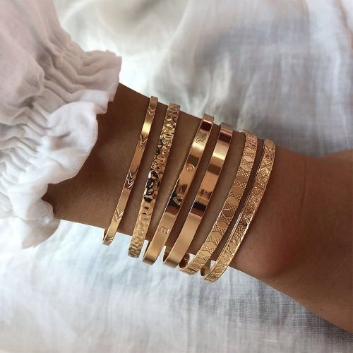 Pièces/set Bracelet Texturé - SHEIN - Modalova