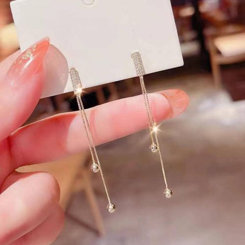 Boucles D'oreilles Avec Strass - SHEIN - Modalova