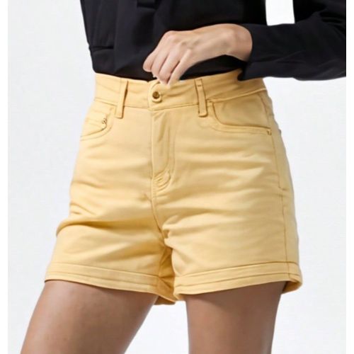 Short en jean taille haute - SHEIN - Modalova