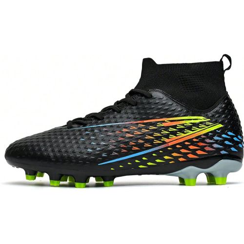 Paire de chaussures de football/soccer pour jeunes, convenant pour l'entraînement quotidien sur terrain herbeux, les matchs sportifs. Chaussures dura - SHEIN - Modalova