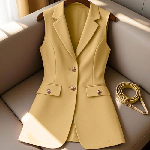 Blazer sans manches de haute qualités, professionnel pour le trajet domicile-travail - SHEIN - Modalova
