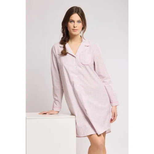 Chemise de nuit petits carreaux - coton - ARMOR LUX FR - Modalova
