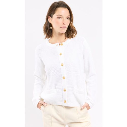 Cardigan maille texturée - coton - ARMOR LUX FR - Modalova