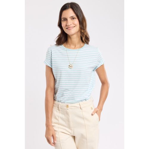 T-shirt rayé - coton et lin - ARMOR LUX FR - Modalova
