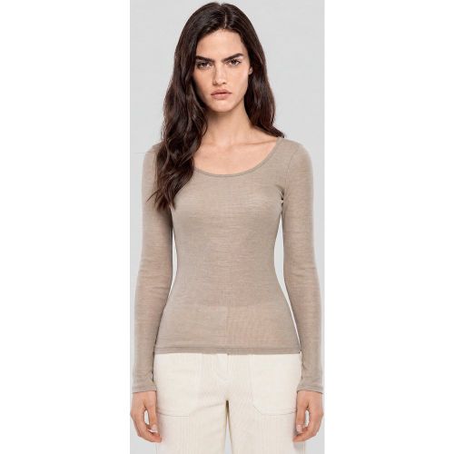 T-shirt manches longues - laine et soie - ARMOR LUX FR - Modalova