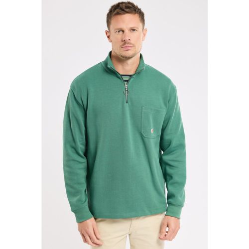 Sweat col camionneur Héritage - coton épais - ARMOR LUX FR - Modalova