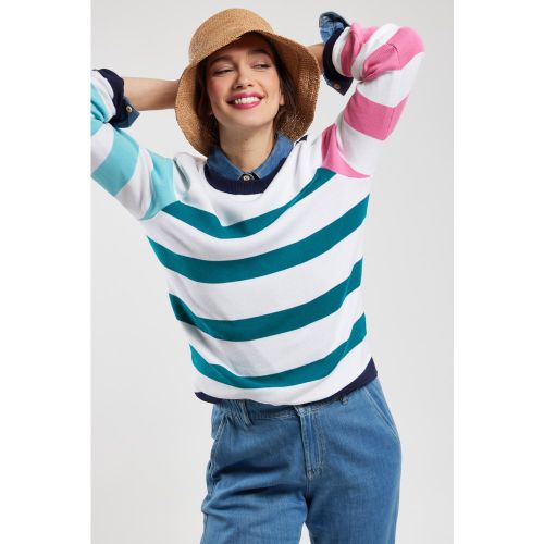 Pull marin color block - coton - ARMOR LUX FR - Modalova