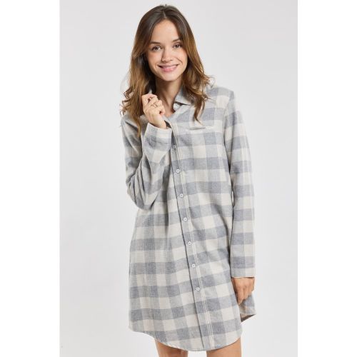 Chemise de nuit à carreaux - lyocel et coton - ARMOR LUX FR - Modalova