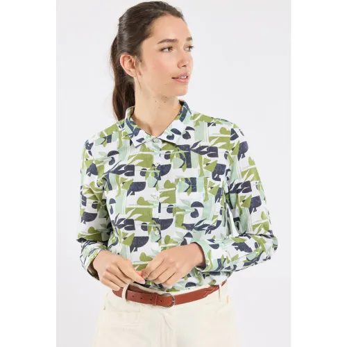Chemisier imprimé CREWLINE - coton - ARMOR LUX FR - Modalova