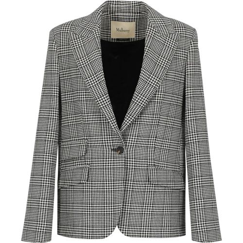 Condition: Excellent, Houndstooth Wool, Color: , - M - IT 44 - Mulberry - Modalova