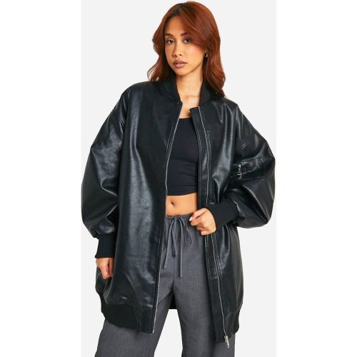 Bomber Oversize Longline - 36 - boohoo - Modalova
