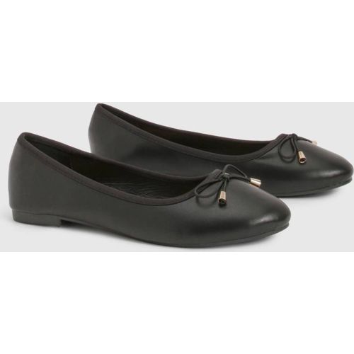 Ballerines Avec Garniture À Nœud - 39 - boohoo - Modalova