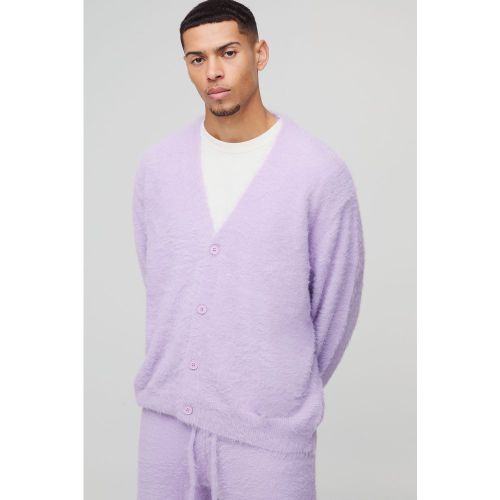 Cardigan oversize en maille - S - Boohooman - Modalova