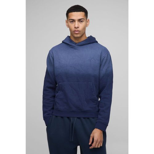 Sweat à capuche oversize délavé à imprimé graffiti homme - S - Boohooman - Modalova