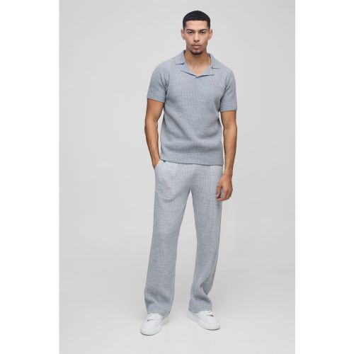 Jogging droit côtelé - gris - M - Avis aux fans de streetwear, cette sélection de joggings a été spécialement réalisée pour vous.Que vous cher - CMM06094-508-56 - Modalova