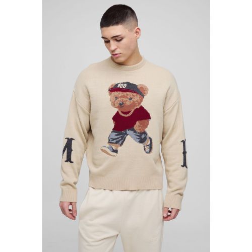 Pull oversize en maille - L - Boohooman - Modalova