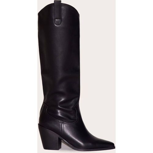 Black Bottes Western Mi-mollet | Taille 31 - PrettyLittleThing - Modalova