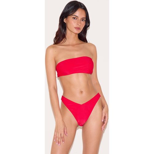 Red Bas De Bikini À Décolleté En V Mix & Match | Taille 44 - PrettyLittleThing - Modalova