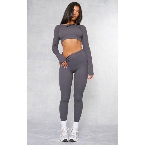 Legging Côtelé Sculptant À Détails Contour | Taille XL - PrettyLittleThing - Modalova