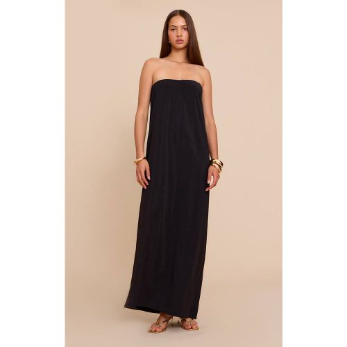 Black Robe Maxi Bandeau Fluide En Tissu Tissé | Taille 32 - PrettyLittleThing - Modalova