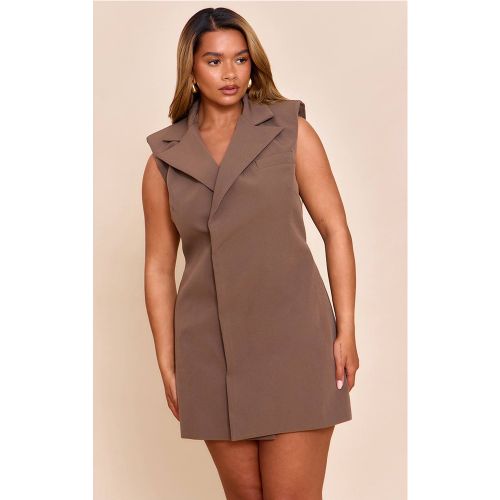 Mushroom Robe Blazer Cintrée Sans Manches À Taille Ajustable | Taille 36 - PrettyLittleThing - Modalova