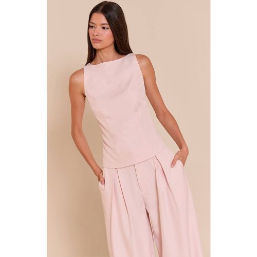 Pale Pink Top À Détail Col Nageur | Taille 42 - PrettyLittleThing - Modalova