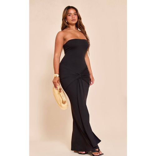 Black Robe Maxi Bandeau Sculptante Drapée Enveloppante Shape | Taille 36 - PrettyLittleThing - Modalova