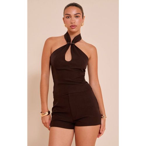 Ensemble Haut Ajusté Dos Nu Avec Détail De Finition | Taille 42 - PrettyLittleThing - Modalova
