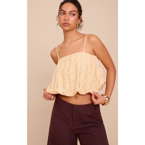 Brassière Bouffante Texturée Au Crochet | Taille 32 - PrettyLittleThing - Modalova