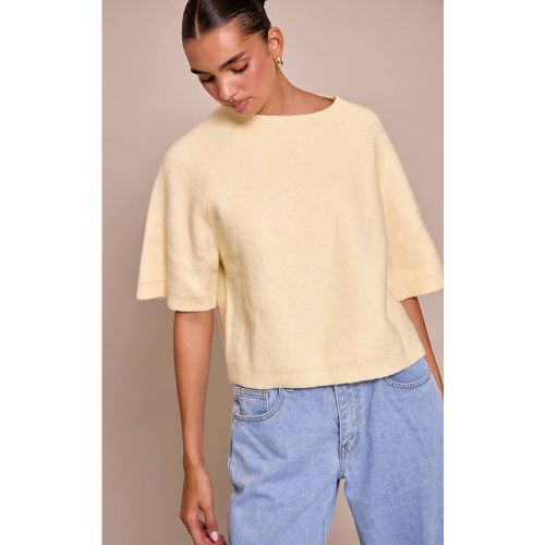 Lemon T-shirt En Maille Douce | Taille XS - PrettyLittleThing - Modalova