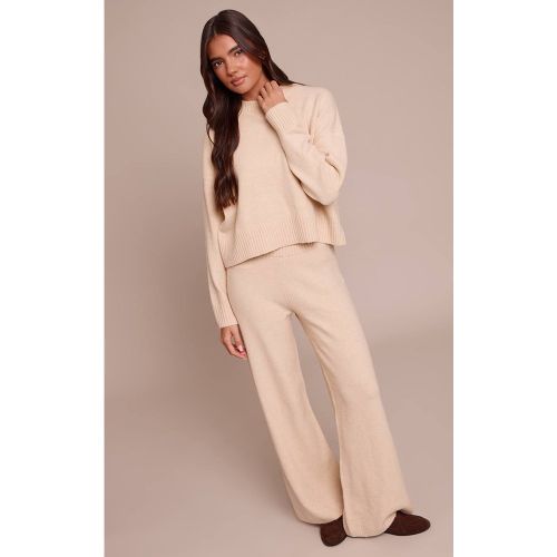 Pantalon Large En Maille | Taille XS - PrettyLittleThing - Modalova