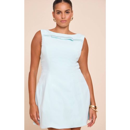 Robe Évasée Ajustée Avec Détail Nœud | Taille 44 - PrettyLittleThing - Modalova