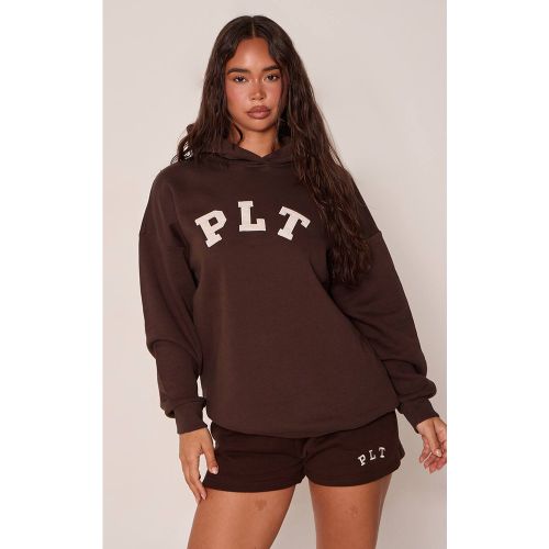 Sweat À Casynthétiqueche Oversize Avec Logo Plt | Taille XL - PrettyLittleThing - Modalova