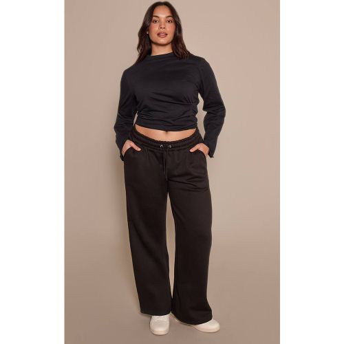Black Jogging Grande Taille À Jambes Larges | Taille XL - PrettyLittleThing - Modalova