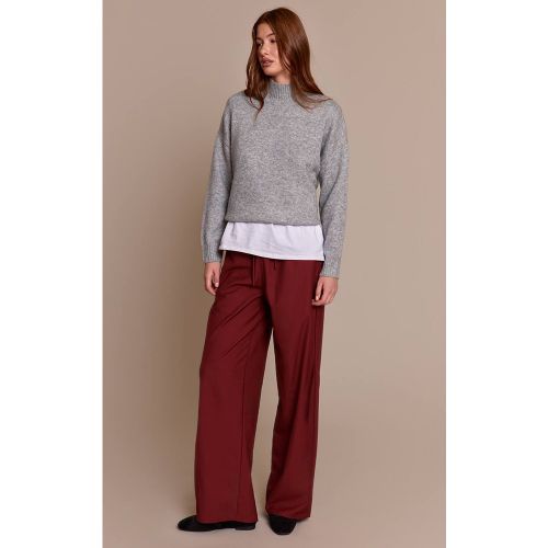 Plum Pantalon Ample Taille Basse En Tissu Tissé Avec Cordon De Serrage | Taille 42 - PrettyLittleThing - Modalova