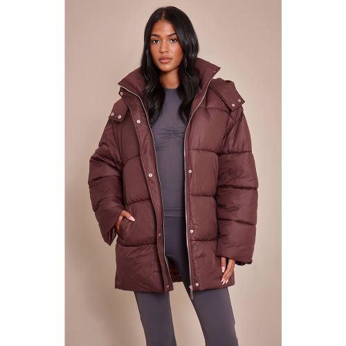 Doudoune Longue Oversize À Casynthétiqueche | Taille XS - PrettyLittleThing - Modalova