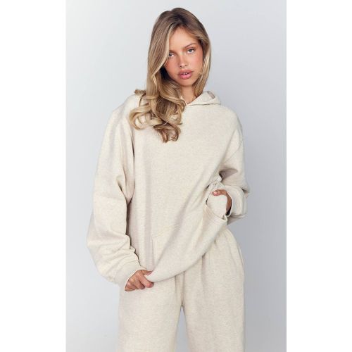 Oatmeal Sweat À Casynthétiqueche En Molleton | Taille XS - PrettyLittleThing - Modalova