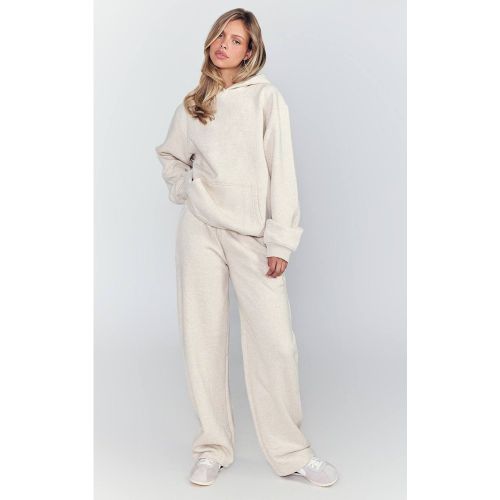 Oatmeal Pantalon De Jogging À Jambe Droite | Taille XS - PrettyLittleThing - Modalova