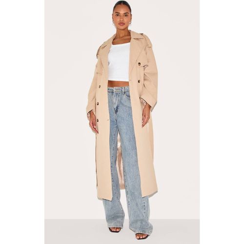 Trench-coat Ceinturé À Double Boutonnage | Taille 42 - PrettyLittleThing - Modalova