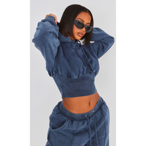 Blue Sweat À Casynthétiqueche Court Taille Froncée Shape | Taille 42 - PrettyLittleThing - Modalova