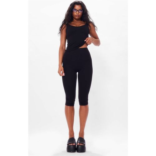 Black Legging Capri Sculptant | Taille 42 - PrettyLittleThing - Modalova