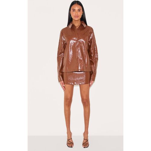 Ensemble Jupe Courte En Synthétique | Taille 32 - PrettyLittleThing - Modalova