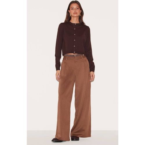 Pantalon Droit À Détail Boxer Avec Rayures Contrastées Tissées | Taille 32 - PrettyLittleThing - Modalova