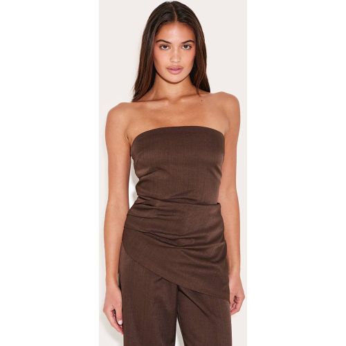 Haut Bandeau Ajusté En Tissu Tissé | Taille 42 - PrettyLittleThing - Modalova