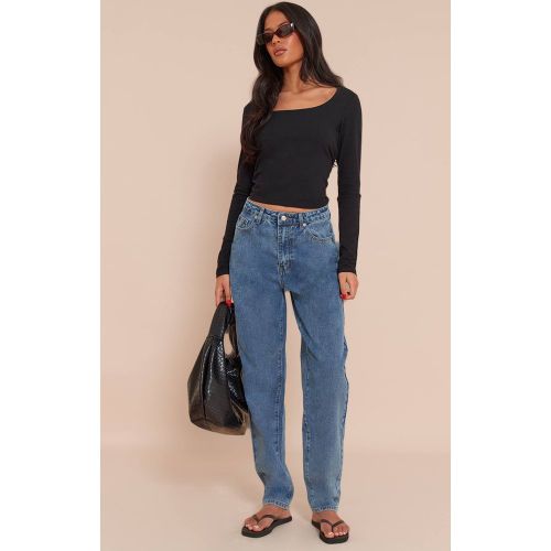 Jean Mom Taille Haute Coupe Longue | Taille 36 - PrettyLittleThing - Modalova