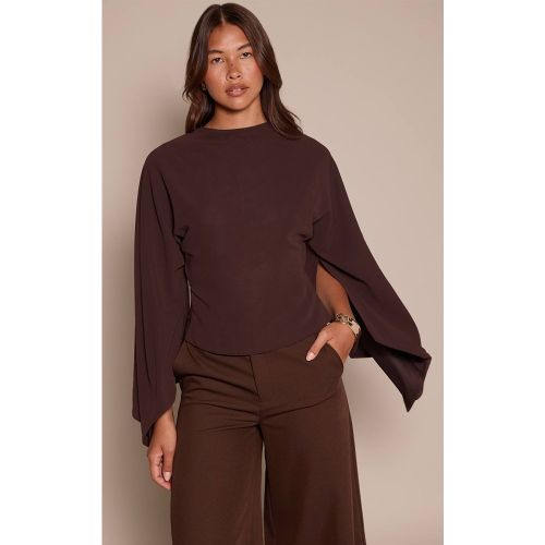 Haut Fluide En Mousseline Avec Détail Nœud Au Dos | Taille 42 - PrettyLittleThing - Modalova