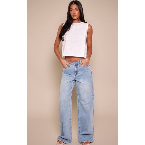 Jean Large Taille Haute | Taille 42 - PrettyLittleThing - Modalova