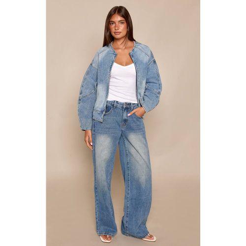 Jean Taille Basse Coupe Large | Taille 42 - PrettyLittleThing - Modalova