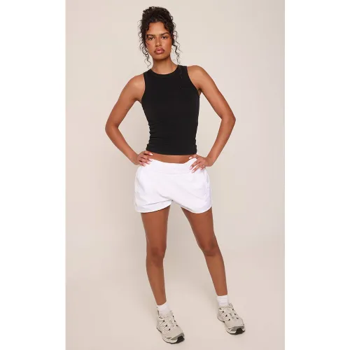 White Short De Sport Léger En Tissu Technique | Taille XS - PrettyLittleThing - Modalova