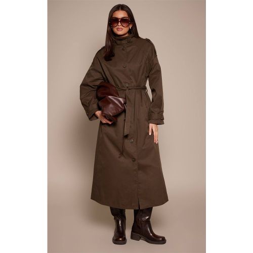 Trench-coat À Col Montant | Taille XS - PrettyLittleThing - Modalova